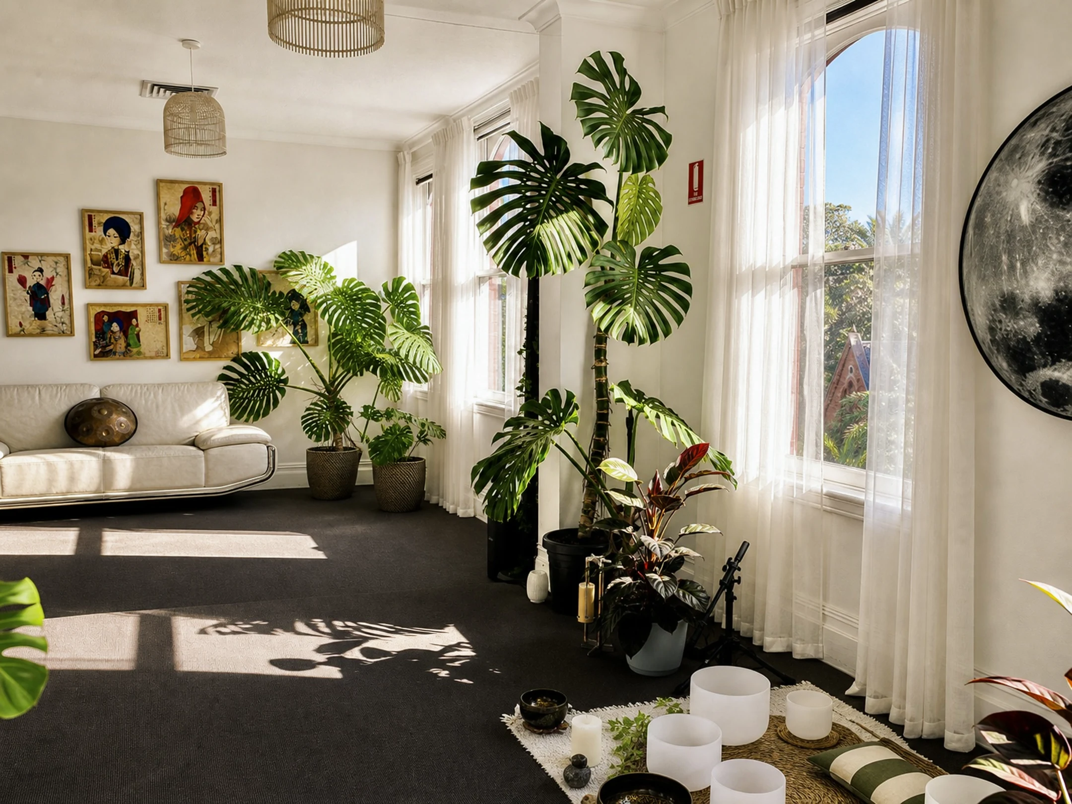 Bright studio space at Mystic Wellness Petersham